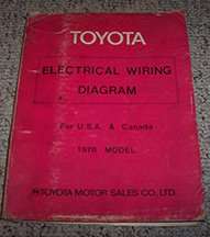 1978 Toyota Corolla Electrical Wiring Diagram Manual