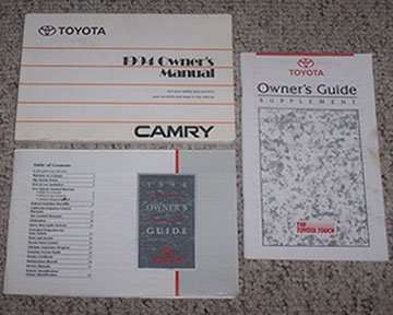 1994 Toyota Camry Owner's Manual Set 1994 Toyota Camry Owner's Manual Set