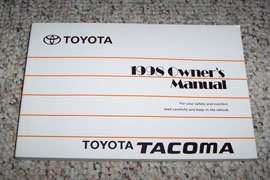 1998 Toyota Tacoma Owner's Manual
