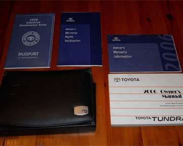 2006 Toyota Tundra Owner's Manual Set 2006 Toyota Tundra Owner's Manual Set