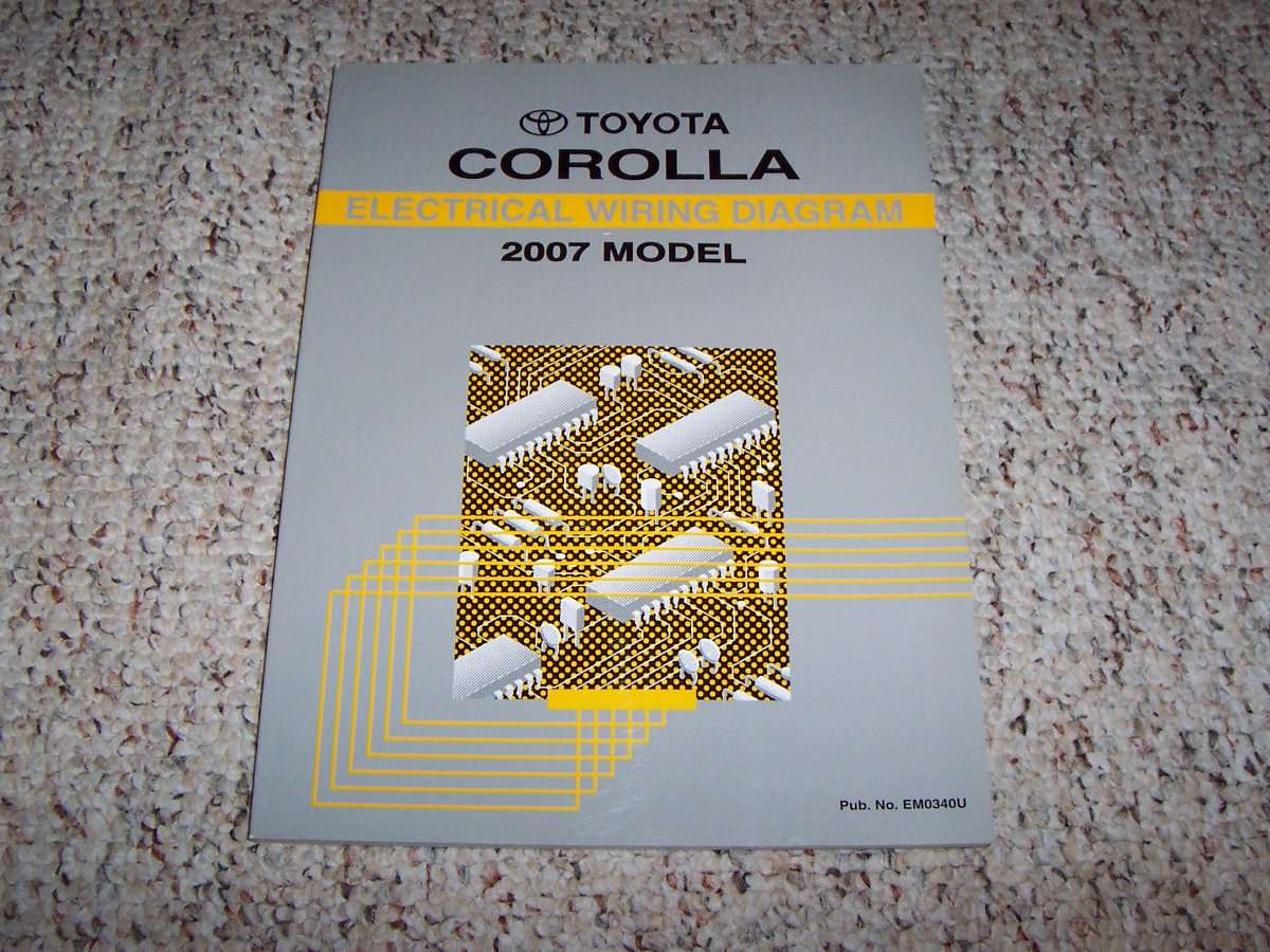 2007 Toyota Corolla Electrical Wiring Diagram Manual