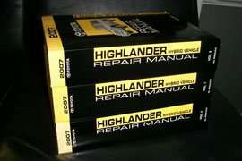 2007 Toyota Highlander Hybrid Service Repair Manual