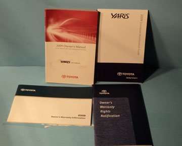 2009 Toyota Yaris Hatchback Owner's Manual Set 2009 Toyota Yaris Hatchback Owner's Manual Set