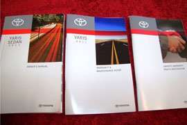 2011 Toyota Yaris Sedan Owner's Manual Set 2011 Toyota Yaris Sedan Owner's Manual Set