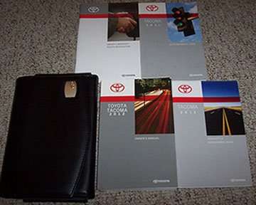 2012 Toyota Tacoma Owner's Operator Manual User Guide Set 2012 Toyota Tacoma Owner's Operator Manual User Guide Set