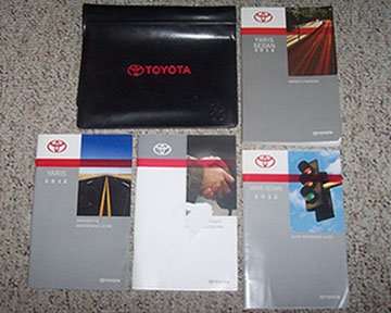 2012 Toyota Yaris Sedan Owner's Manual Set 2012 Toyota Yaris Sedan Owner's Manual Set