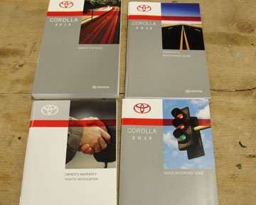 2015 Toyota Corolla Owner's Operator Manual User Guide Set 2015 Toyota Corolla Owner's Operator Manual User Guide Set