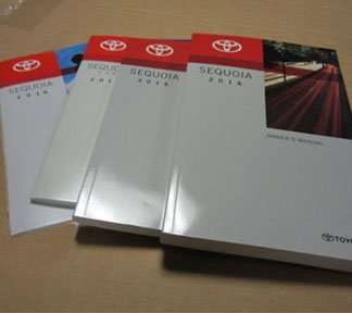 2016 Toyota Sequoia Owner's Manual Set 2016 Toyota Sequoia Owner's Manual Set