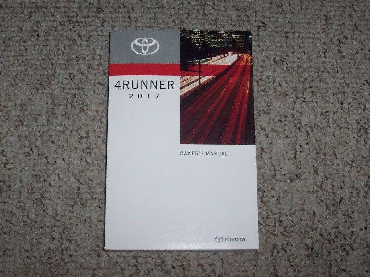 2017 Toyota 4Runner Owner's Manual 2017 Toyota 4Runner Owner's Manual